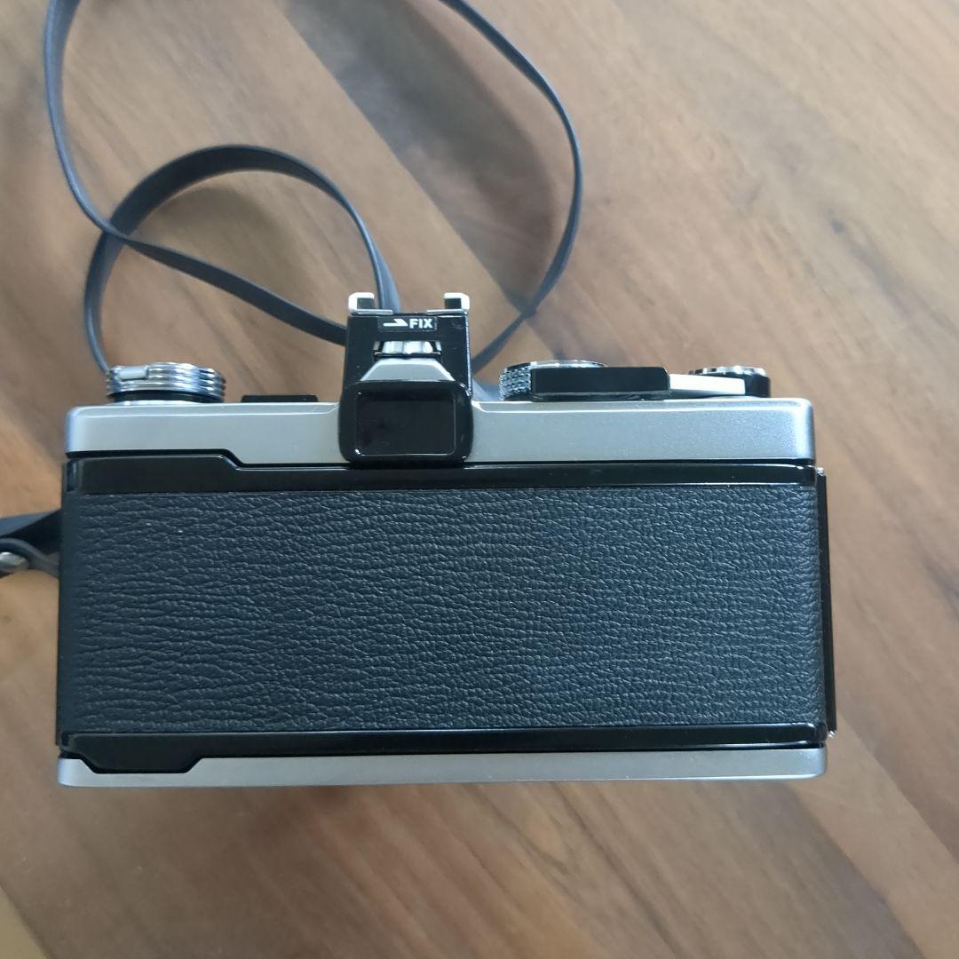 OLYMPUS 一眼レフカメラ シルバー レザーケース付き