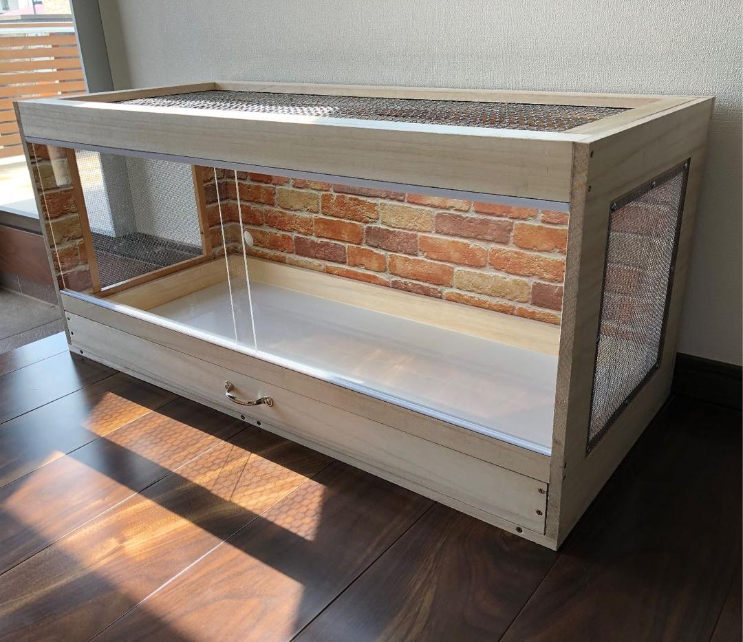 新品　木製ケージ　ハリネズミ　ハムスター　小動物　カスタムベースにどうぞ！