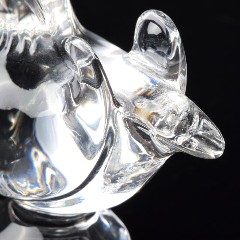 Baccarat　バカラ　クリスタルガラス　鳥　置物　箱付　V　6996