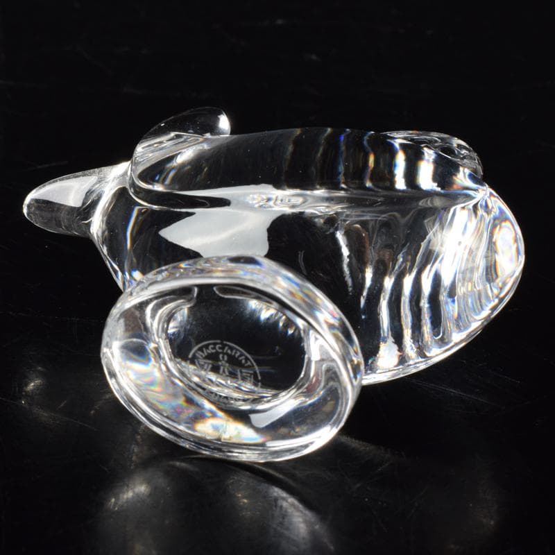 Baccarat　バカラ　クリスタルガラス　鳥　置物　箱付　V　6996