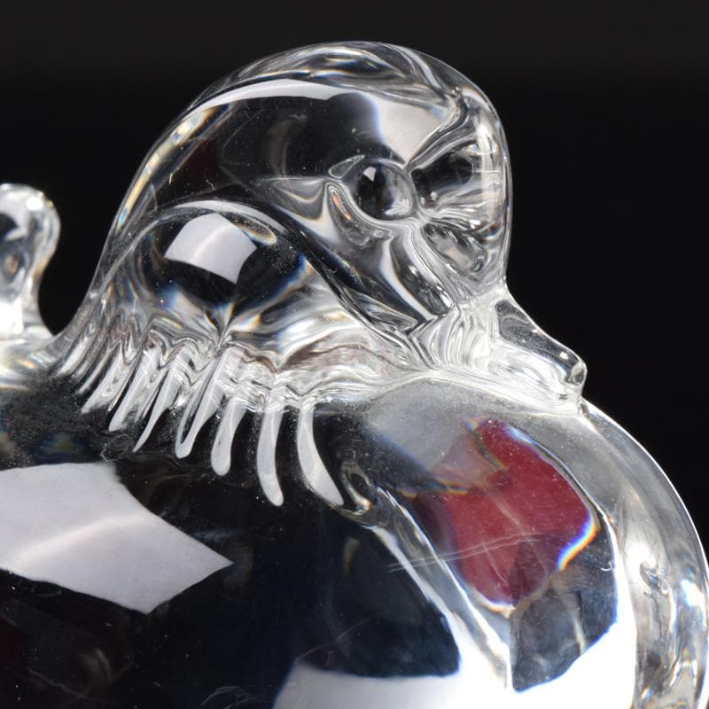 Baccarat　バカラ　クリスタルガラス　鳥　置物　箱付　V　6996