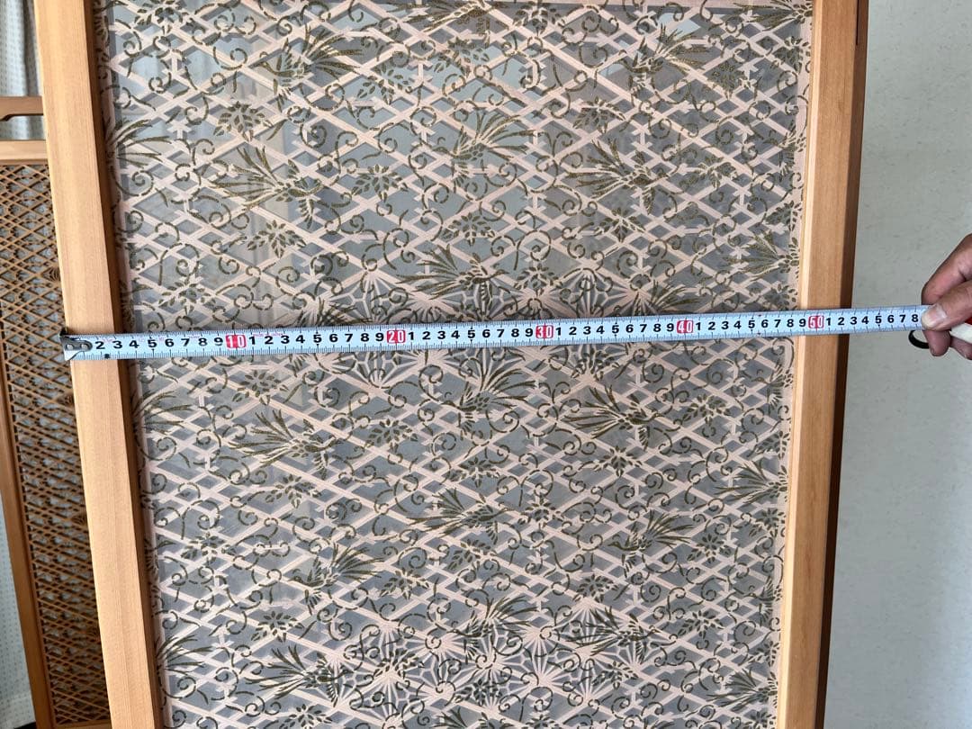 【中古】組子　組子細工　衝立　ついたて　パーテーション