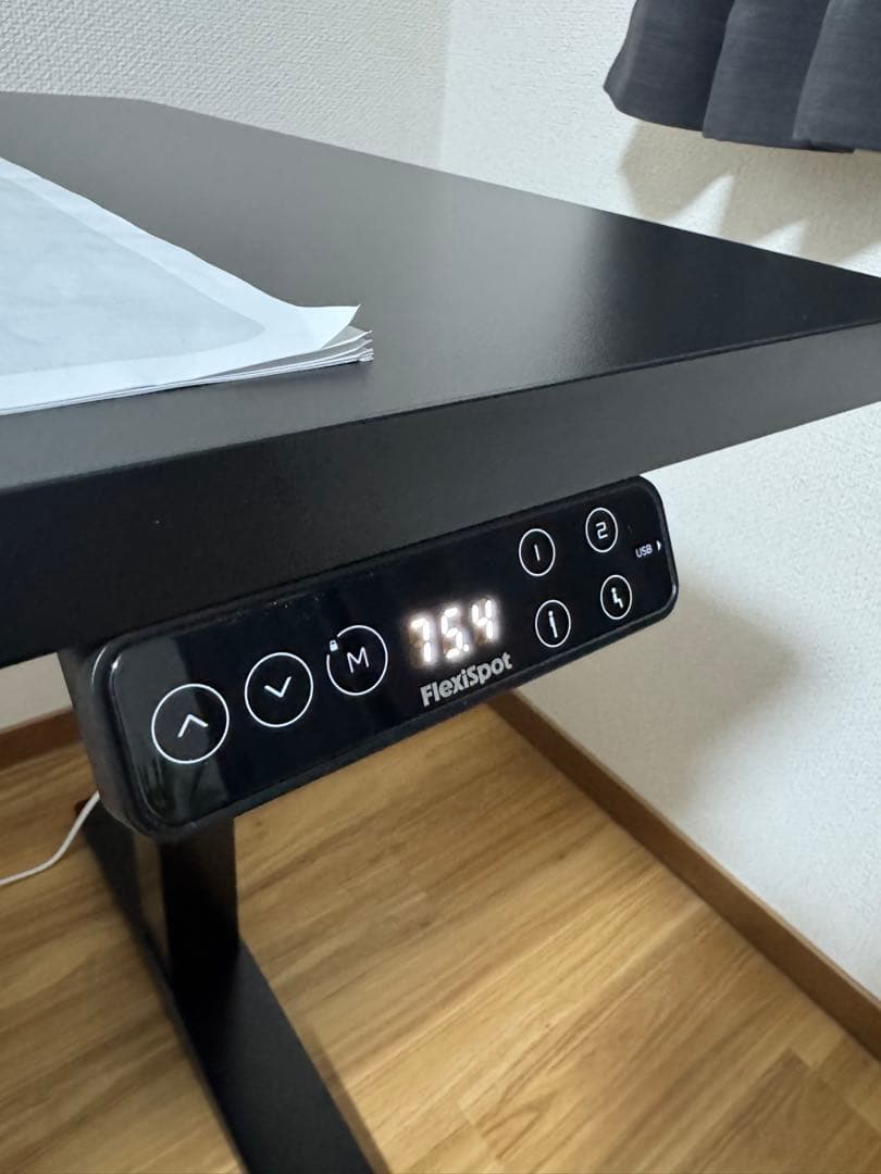 FlexiSpot E7H 140×70 ブラック
