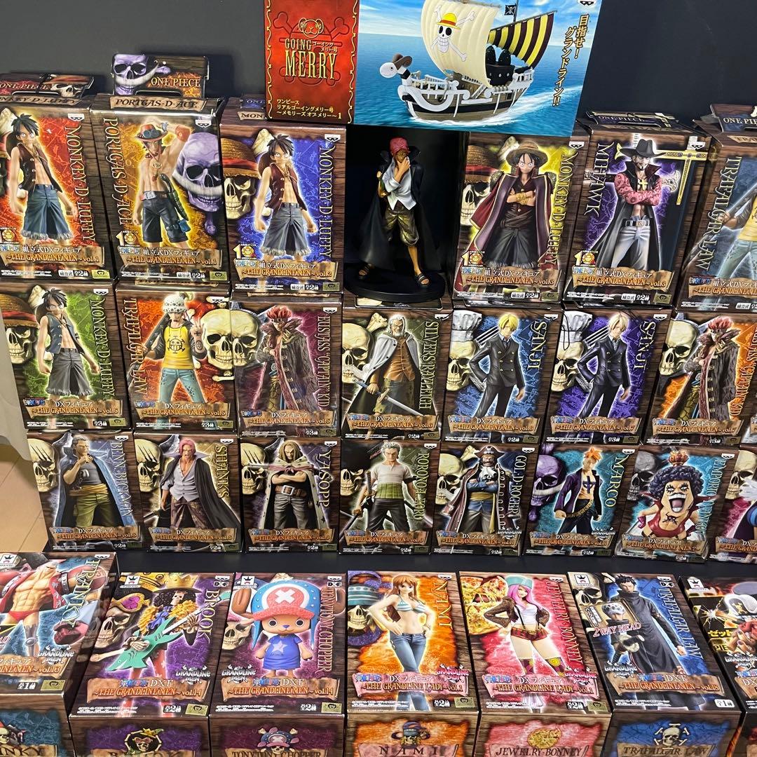 ワンピース グランドラインメン フィギュアセット メリー号付き
