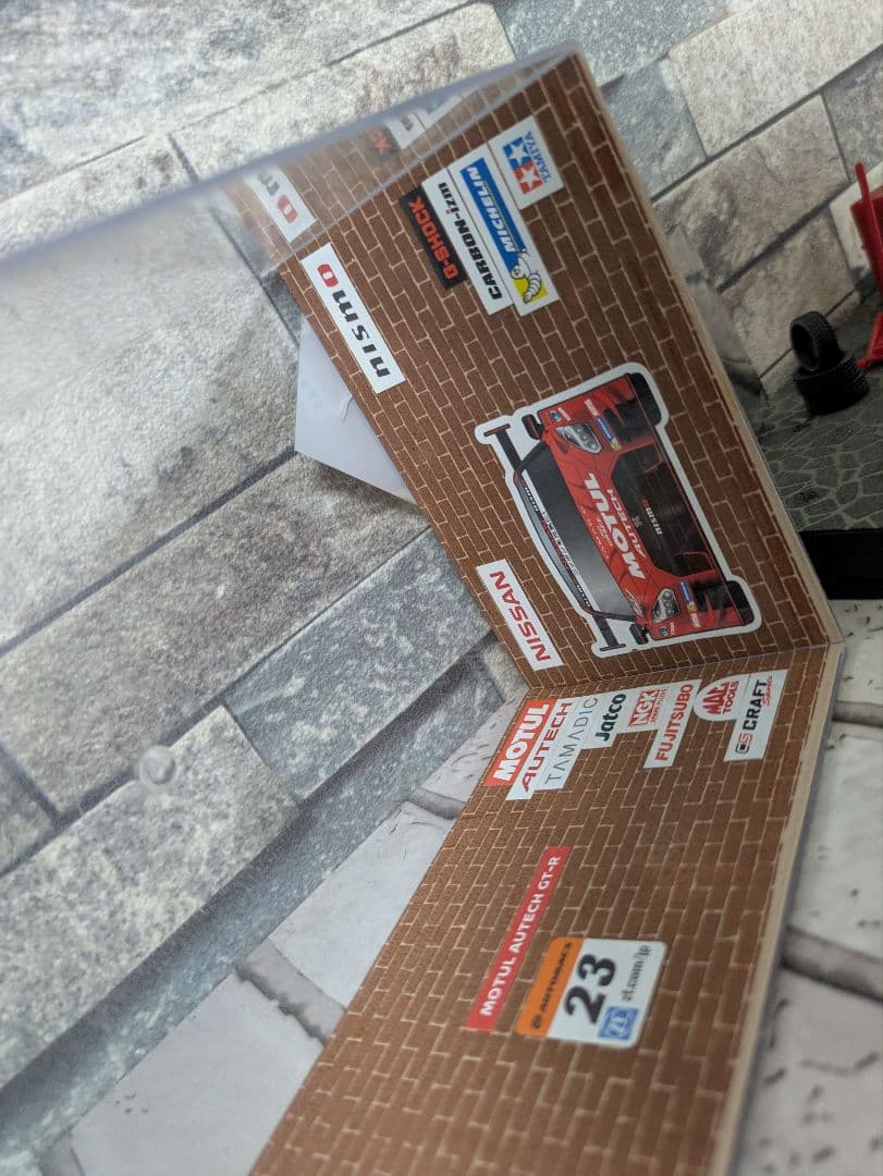 1/43 V36スカイライン クーペ+セダン+ジオラマケース 改造ミニカー