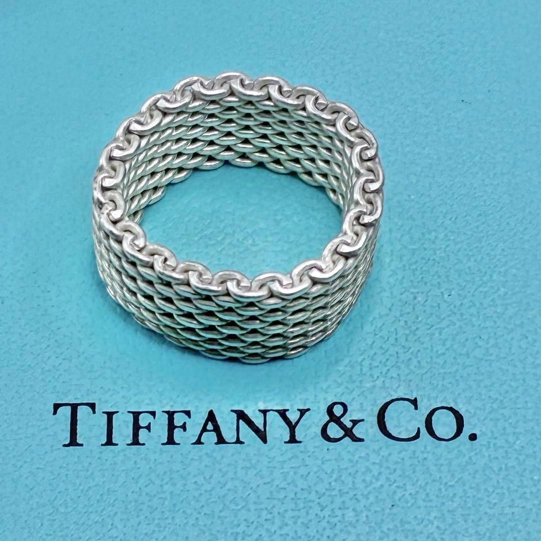 【大きいサイズ】ティファニー 19号 サマセットリング シルバー 指輪 美品