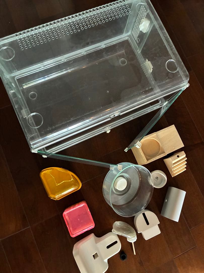 ハムスター 透明ケージ トンネルなど7点セット