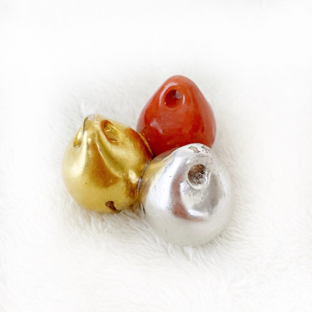 【茶道具】三鈴蓋置 楽焼窯元 三代目 昭楽