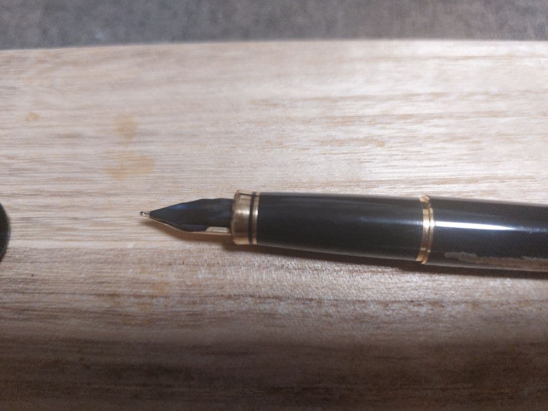 PLATINUM 黒 万年筆 金沢箔 富士山