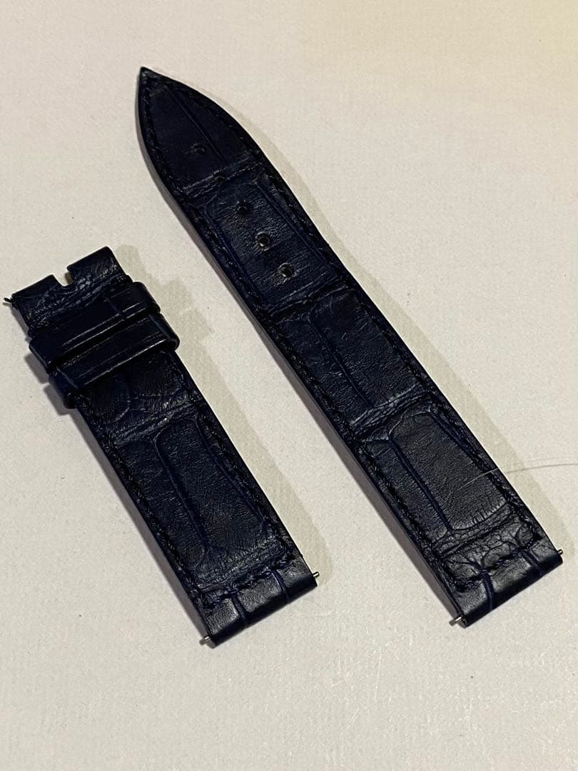 16mm フランクミュラー 純正 ダークブルー ストラップ ベルト