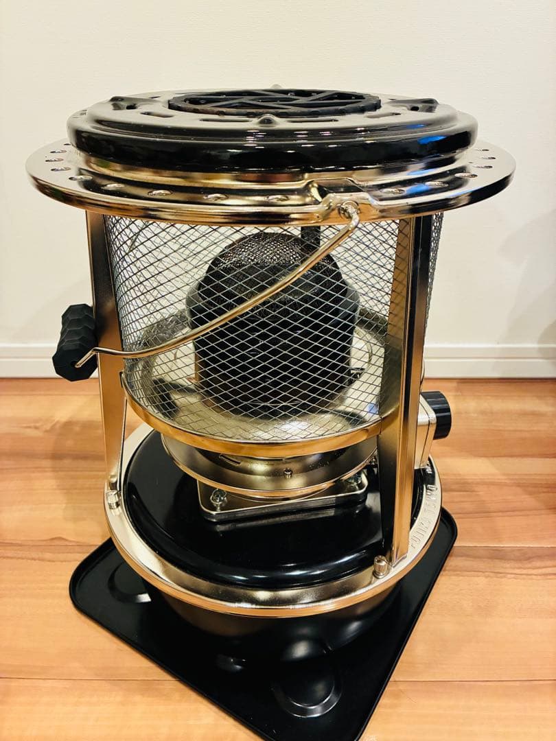 フジカハイペット黒 反射板付き　ガレージブランドカスタム　ストーブケース付き