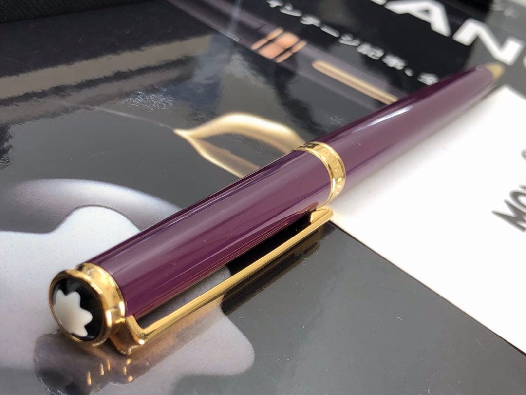 ⭐️幸運金運パワーのレアなパープル⭐️ノブレスオブリュージュNo15280モンブラン