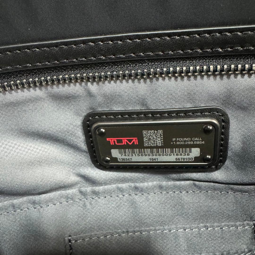 TUMI ビジネスバッグ　ブリーフケース　ショルダー　ナイロン　黒　2way