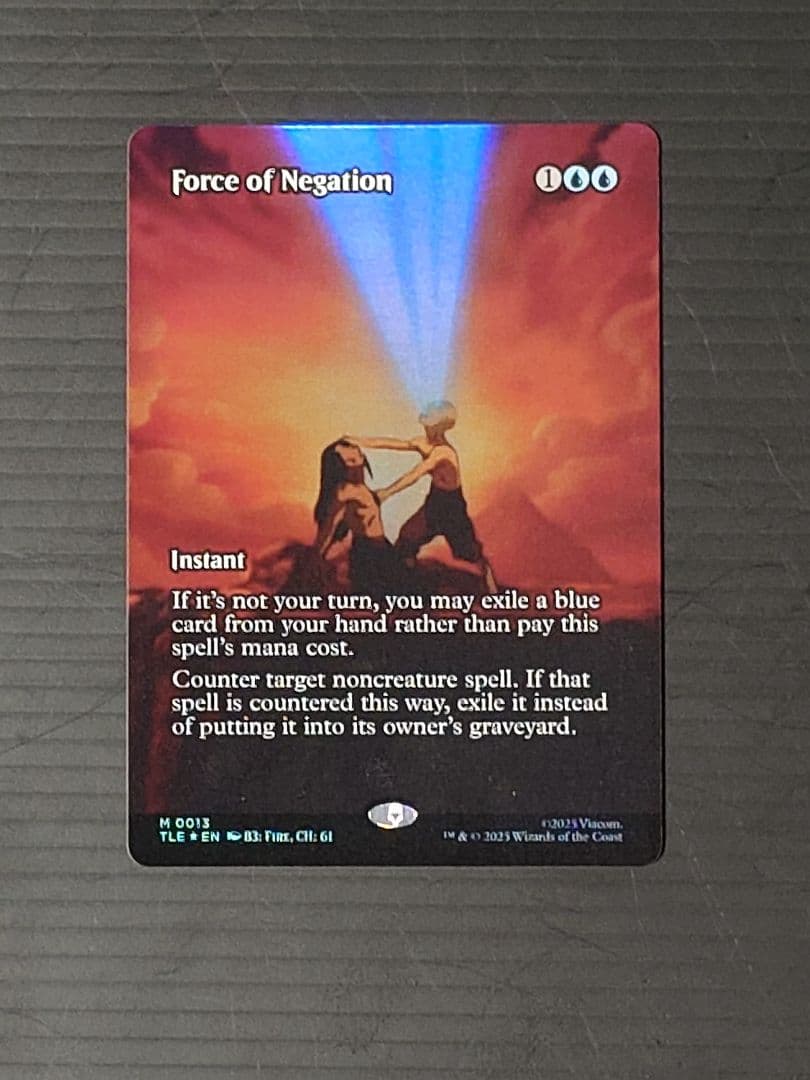 MTG マジックザギャザリング 否定の力 英語版ボーダレスfoil1枚