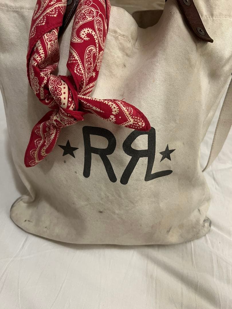 RRL ペイズリー柄バンダナ 赤