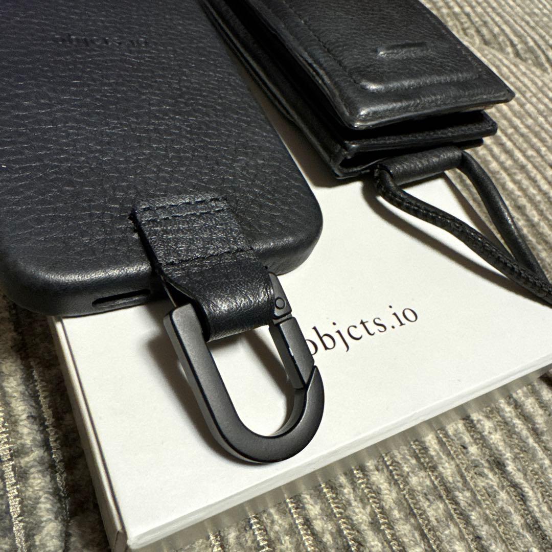 objcts.io iPhone 15proケース カードポケット付き