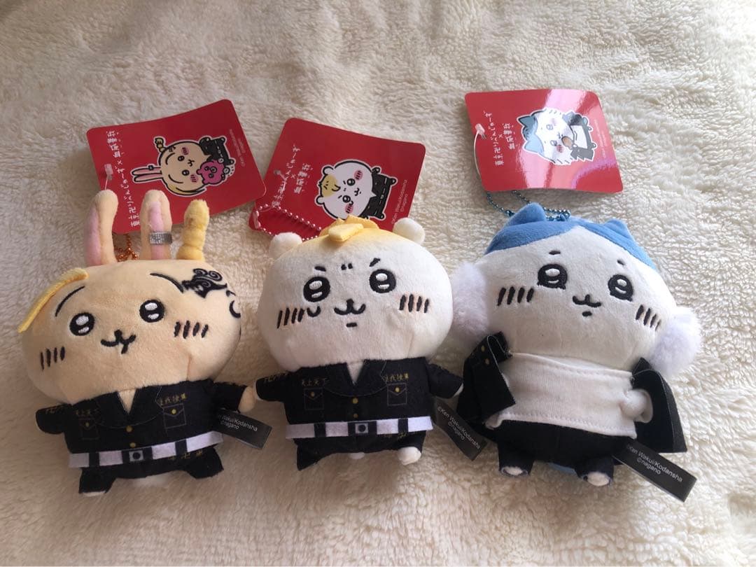 ちいかわ　東京リベンジャーズ　キーチェーンぬいぐるみマスコット　ちいリベ
