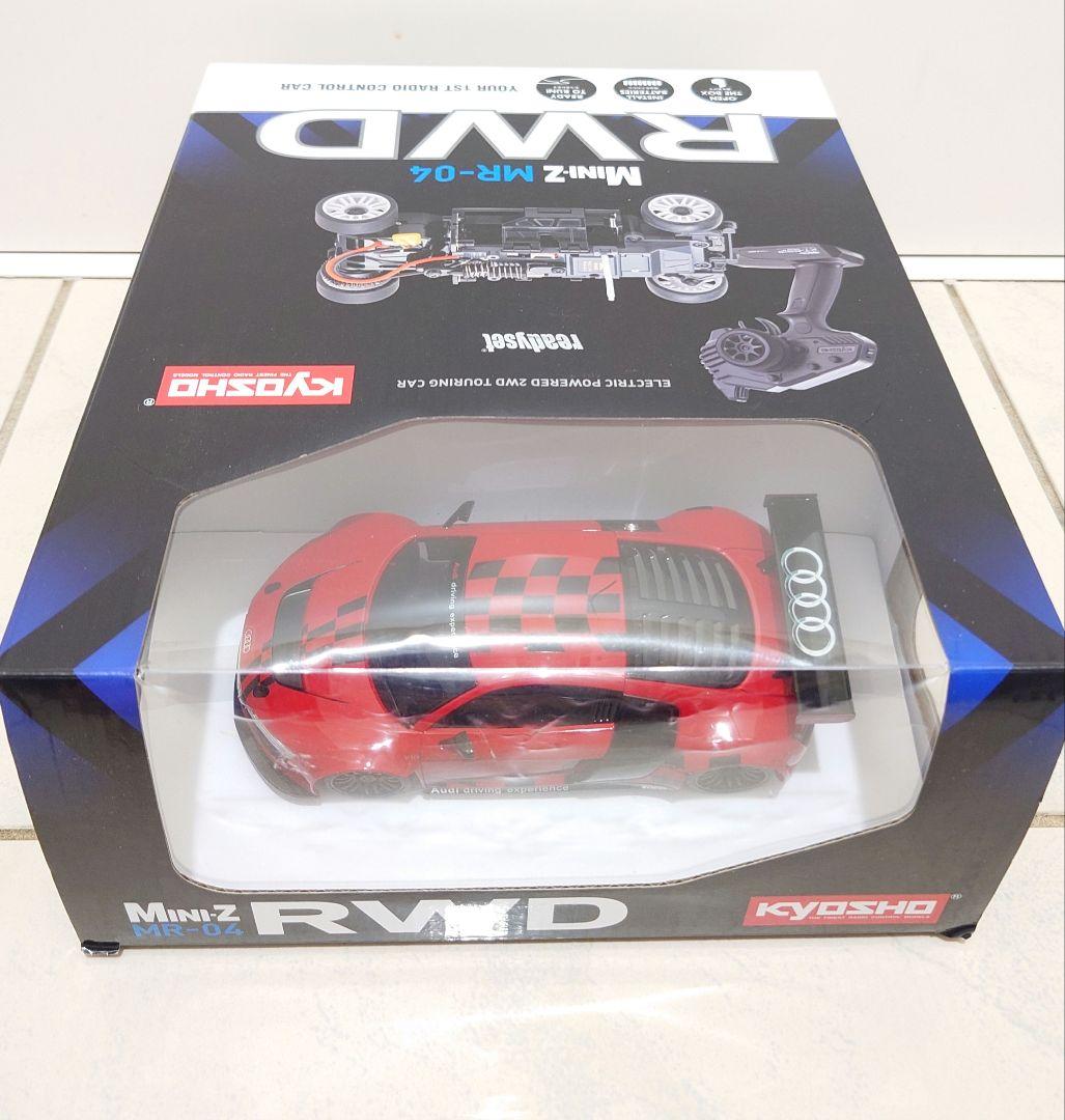 バ*ト様 ミニッツ MR-04 アウディR8 新品ボディ(赤) ＆ ジャンクシャ