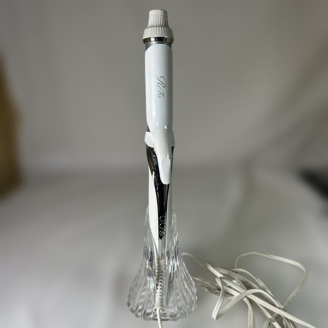 【sr/10.4/10】ReFa ホワイト カールヘアアイロン