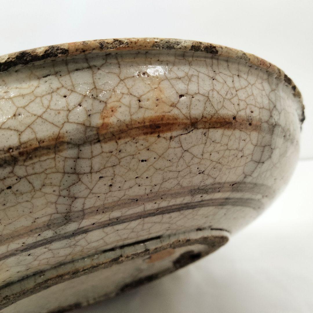 Y324-2　江戸初期 古瀬戸絵 瀬戸皿 直径22cm　FF