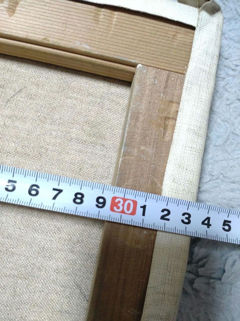 油絵【観て育つ】1点物の原画/F4号サイズ/人物画/油彩画◆者サイン入り