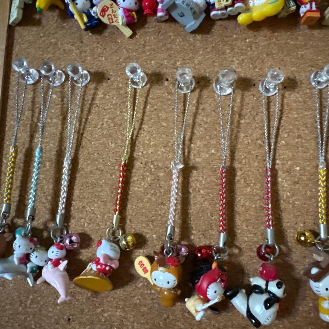 ハローキティ ストラップコレクション 73個