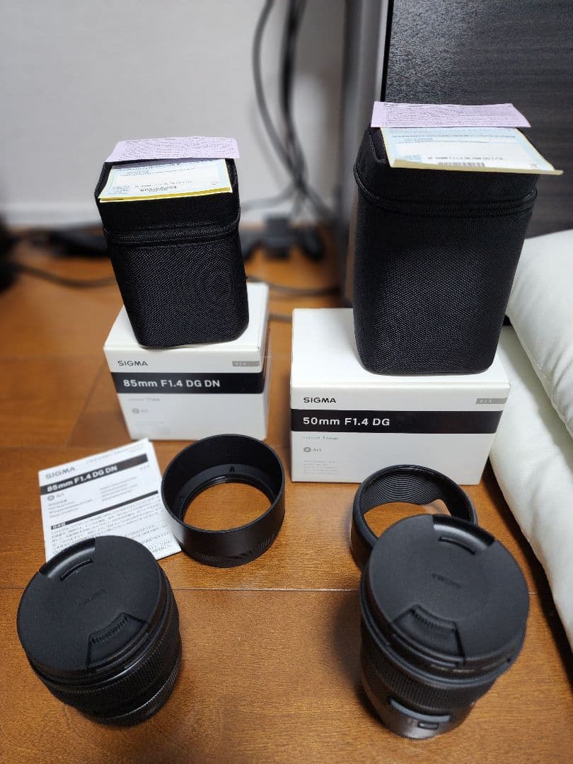 レンズ(単焦点) SIGMA 50mm F1.4 DG HSM, 85mm F1.4 DG DN