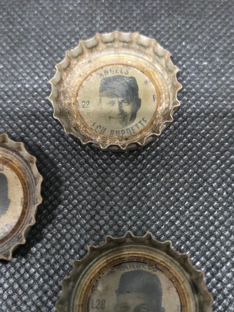 58年前エンジェルス ボトルキャップ 5個セット