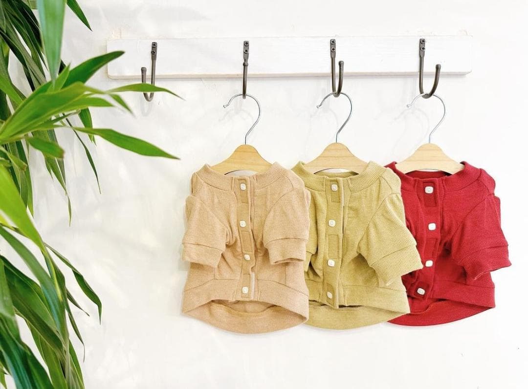 DENIM ROSE ワッペンカーディガン