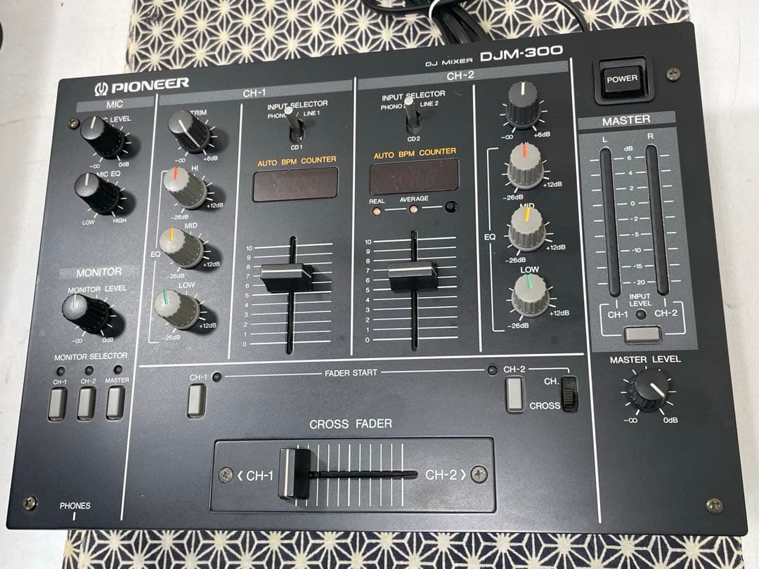pioneer dj パイオニア　DJM-300 ブラック　フェーダーメンテナン