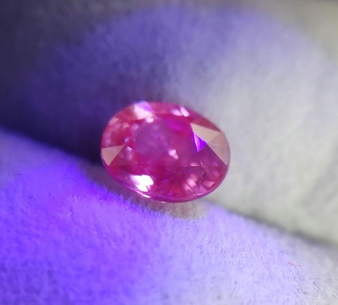 天然非加熱ピンクパープルサファイア 1.262ct