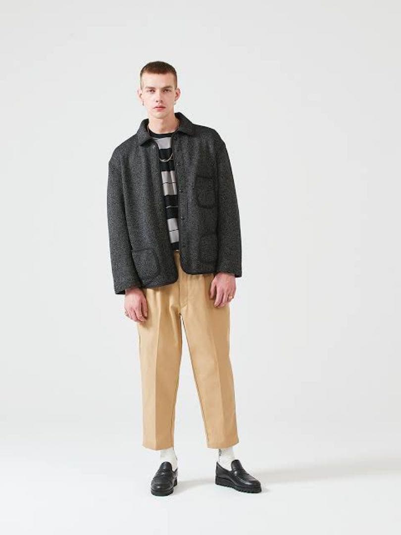 【希少】 定価5万超　クーティ　ラッセルセリージャケット ビーチクロス　ごま塩