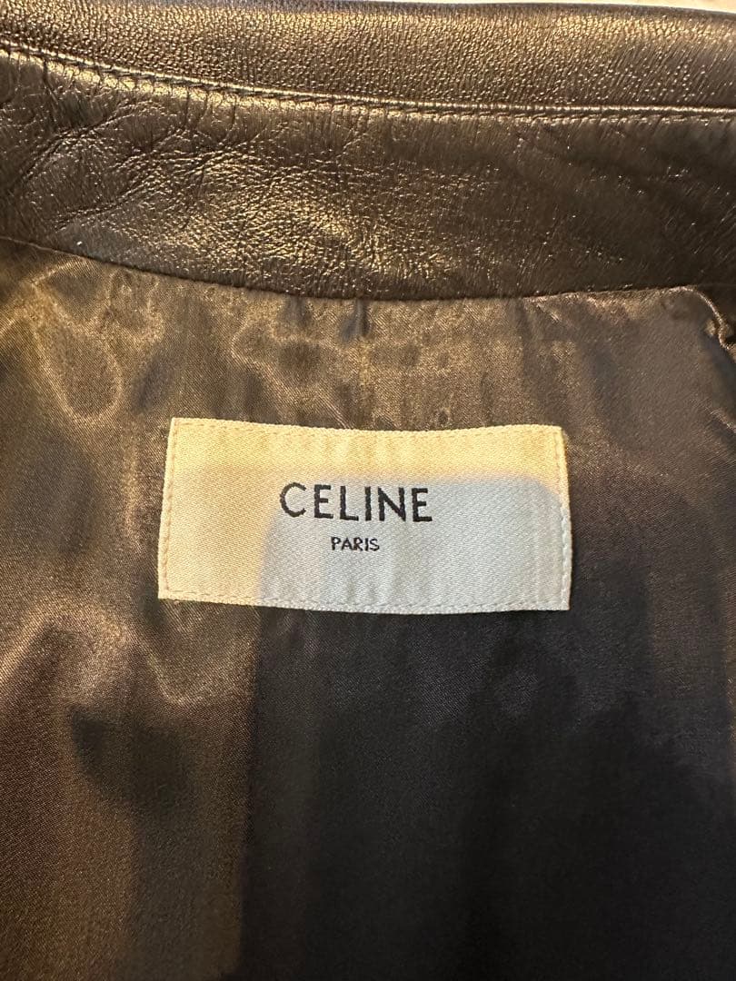 【LIFE】セリーヌ レザージャケット エディスリマン着 20ss