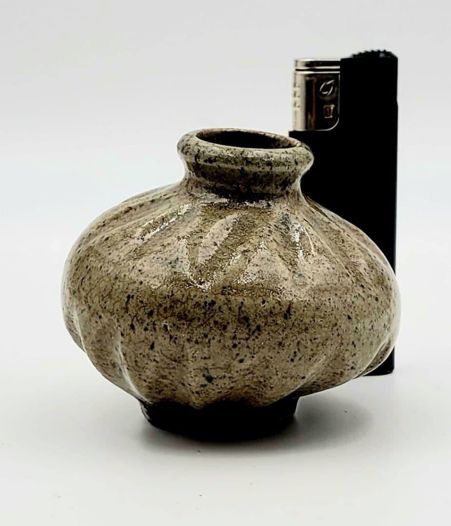 時代物　大堀相馬焼　油壺　江戸時代　無傷