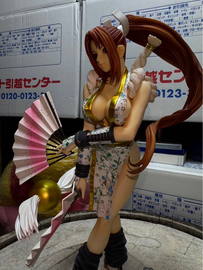 ボークス　絶対領域　 不知火舞　ガレージキット　完成品　スタチュー　リペイント