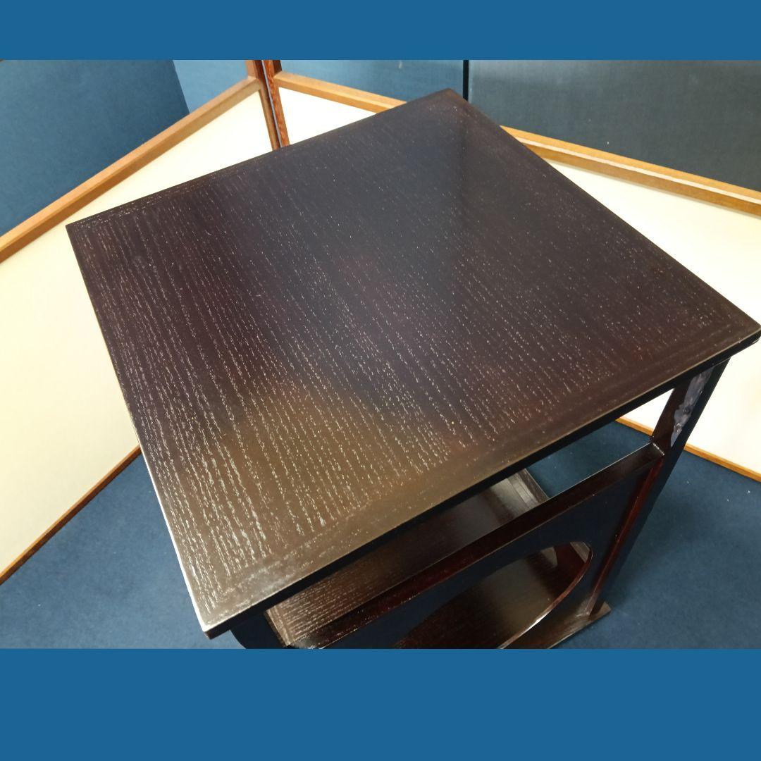 AO42 吉野棚 平安光入作 溜塗 組立 圓龍斎好 共箱 外箱 美品 茶道具棚