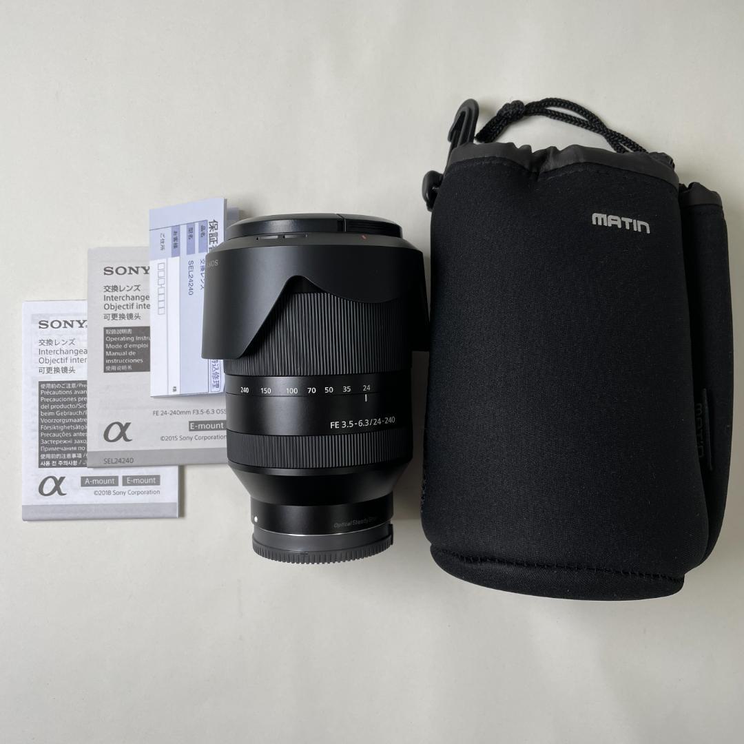 おまけ付【ほぼ未使用の美品】SONY　SEL24240　ズーム　旅行用にこれ1本