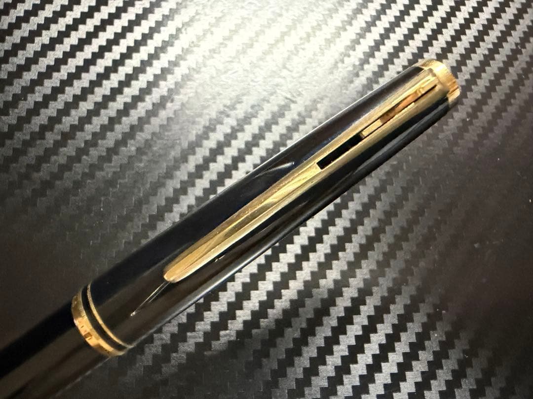 未使用に近い モンブラン No.281 ボールペン ブラック アダプター付き