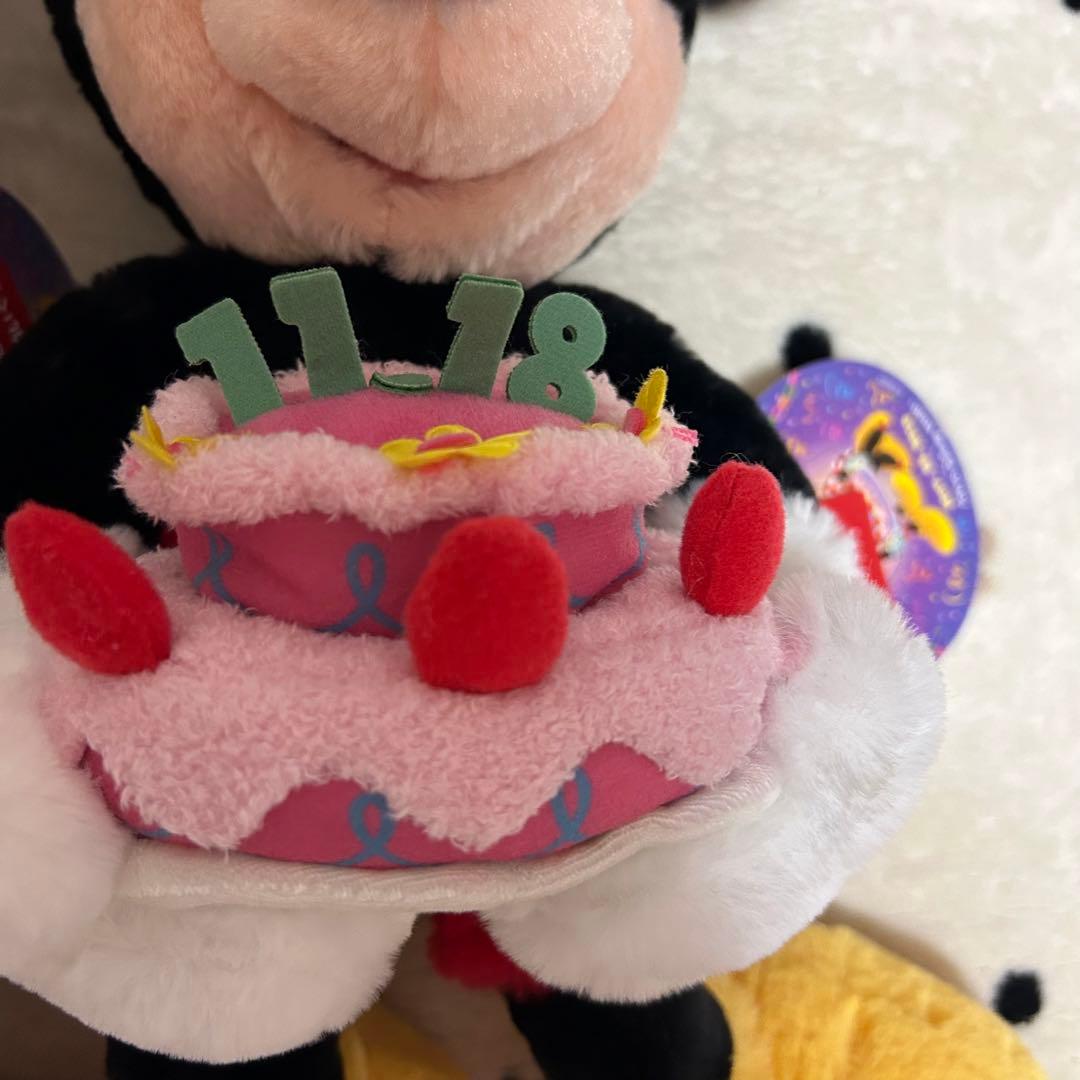 未使用タグ付き　ディズニーリゾート　ミッキーミニーバースデー2019 ぬいぐるみ