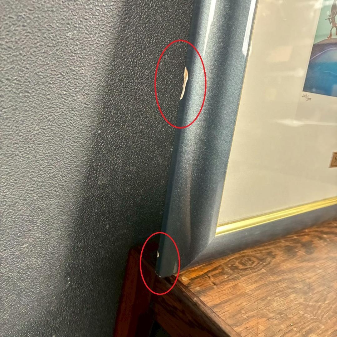 藤城清治「こびとの音楽隊」ダイヤモンドスクリーニング 直筆サイン入り 影絵作家