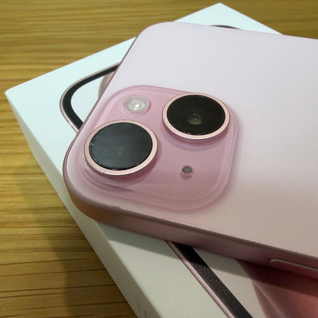 iPhone15 128GB simフリー　ピンク 本体 バッテリー:92%