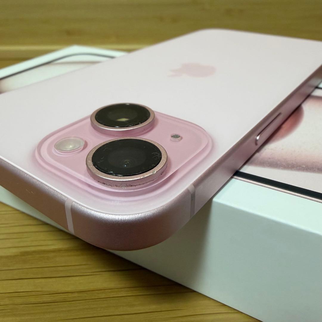 iPhone15 128GB simフリー　ピンク 本体 バッテリー:92%