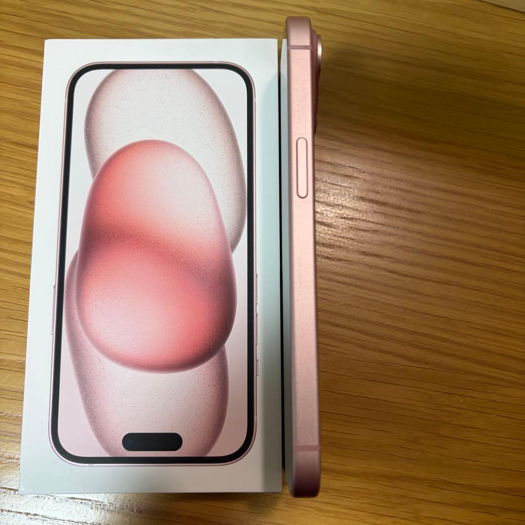 iPhone15 128GB simフリー　ピンク 本体 バッテリー:92%