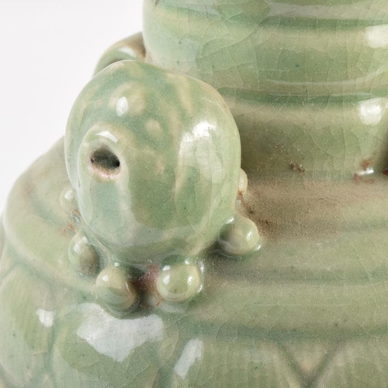 中国　龍泉窯　青磁　神獣口　執壷　水注　C　6958