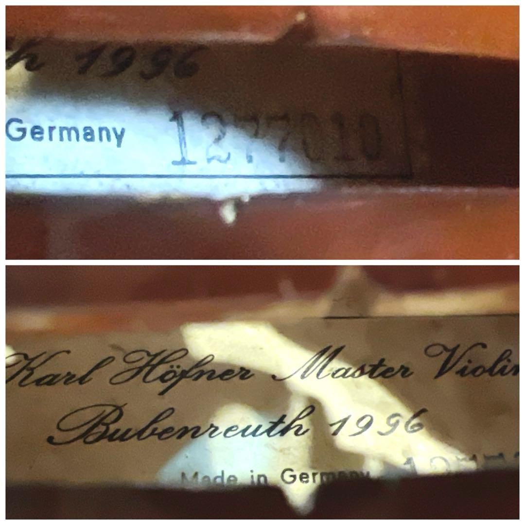 【極美品】KARL HOFNER 1996年 4/4 カールヘフナー虎杢KH66