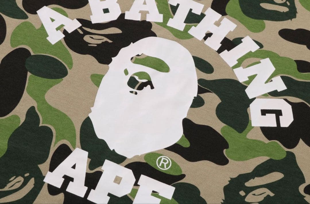 トップス ABC CAMO COLLEGE LS TEE