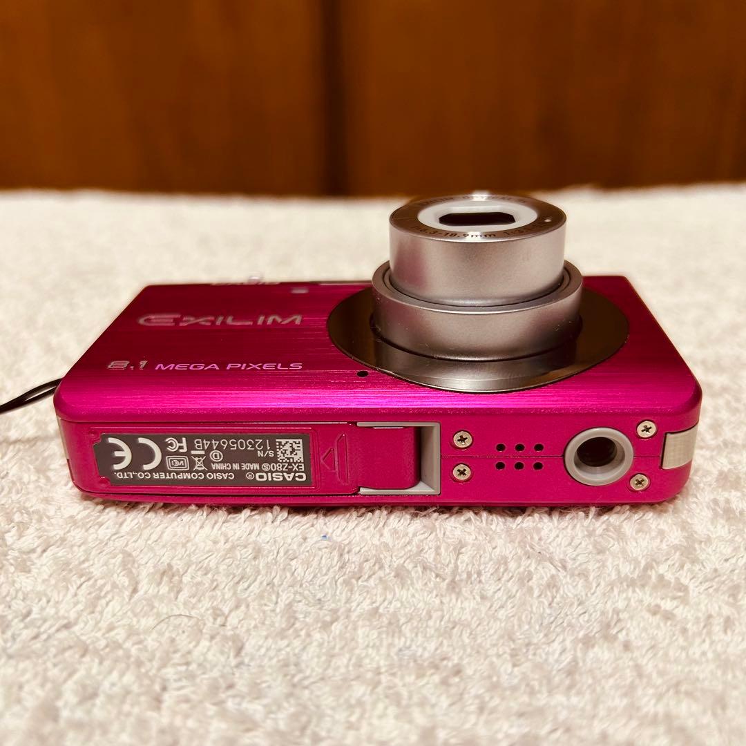 CASIO EXILIM EX-Z80 ピンク コンパクトデジタルカメラ