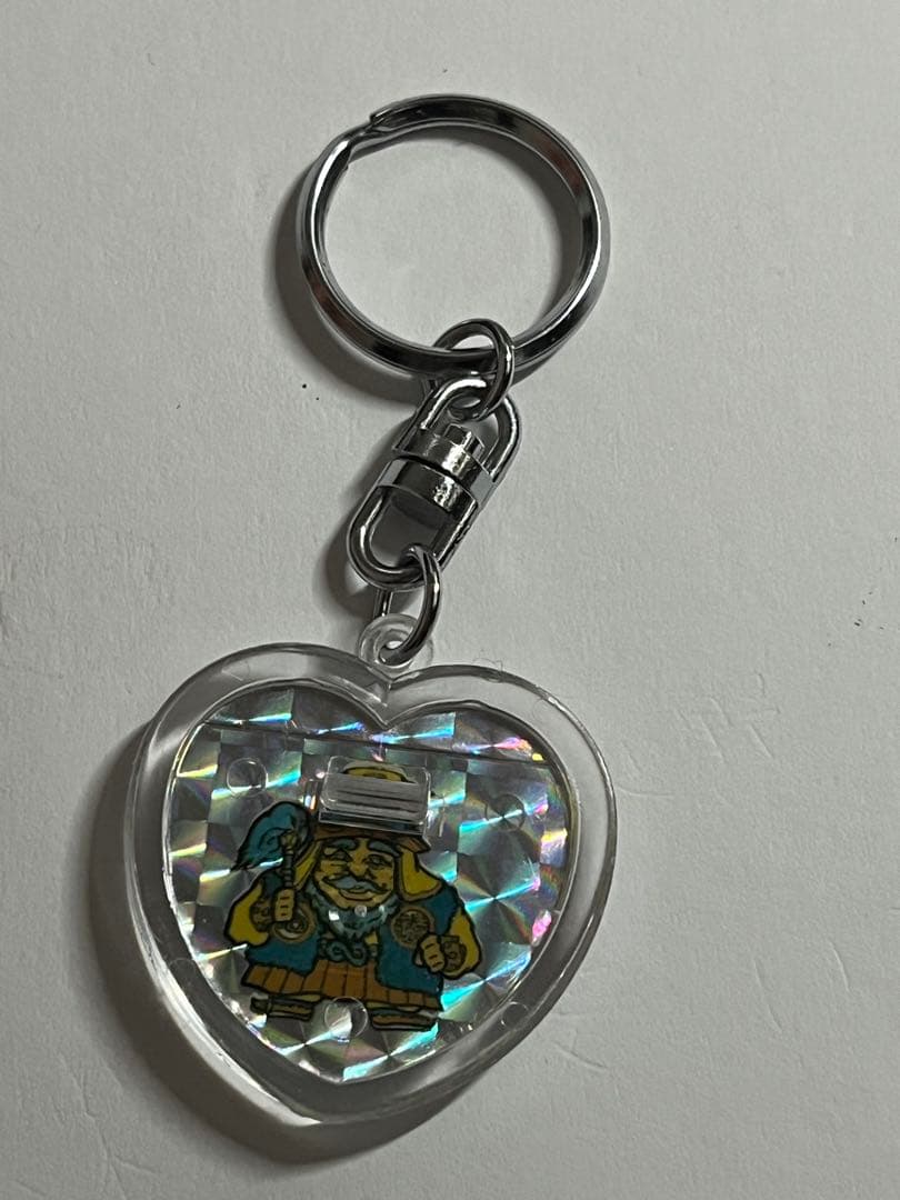 ビックリマン　キーホルダー　ハート　スーパーデビル　　シャーマンカーン