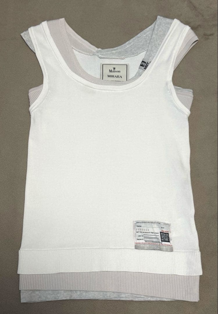 Maison MIHARA YASUHIRO タンクトップ