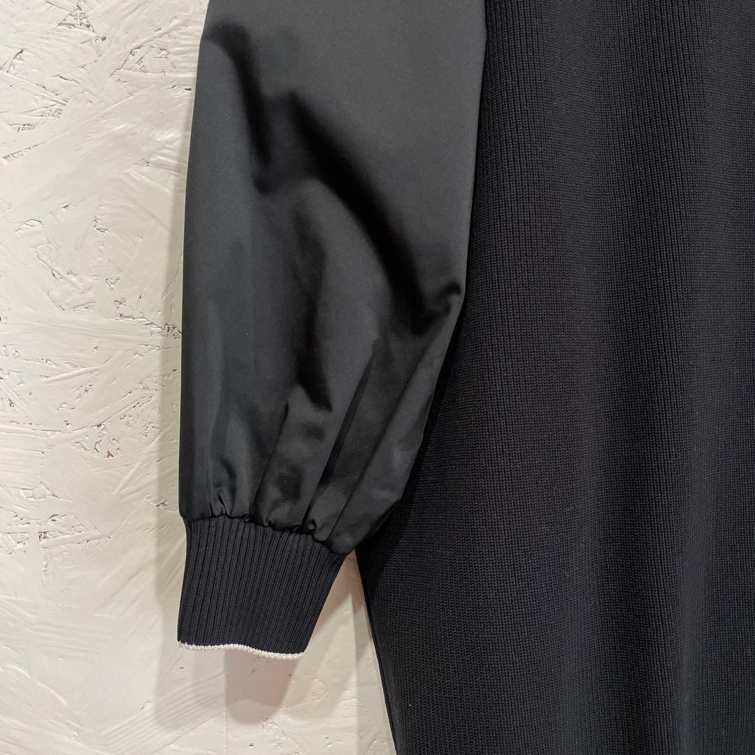 ゴルフウェア【LANVIN sport】袖切替リブワンピース　長袖ワンピース42